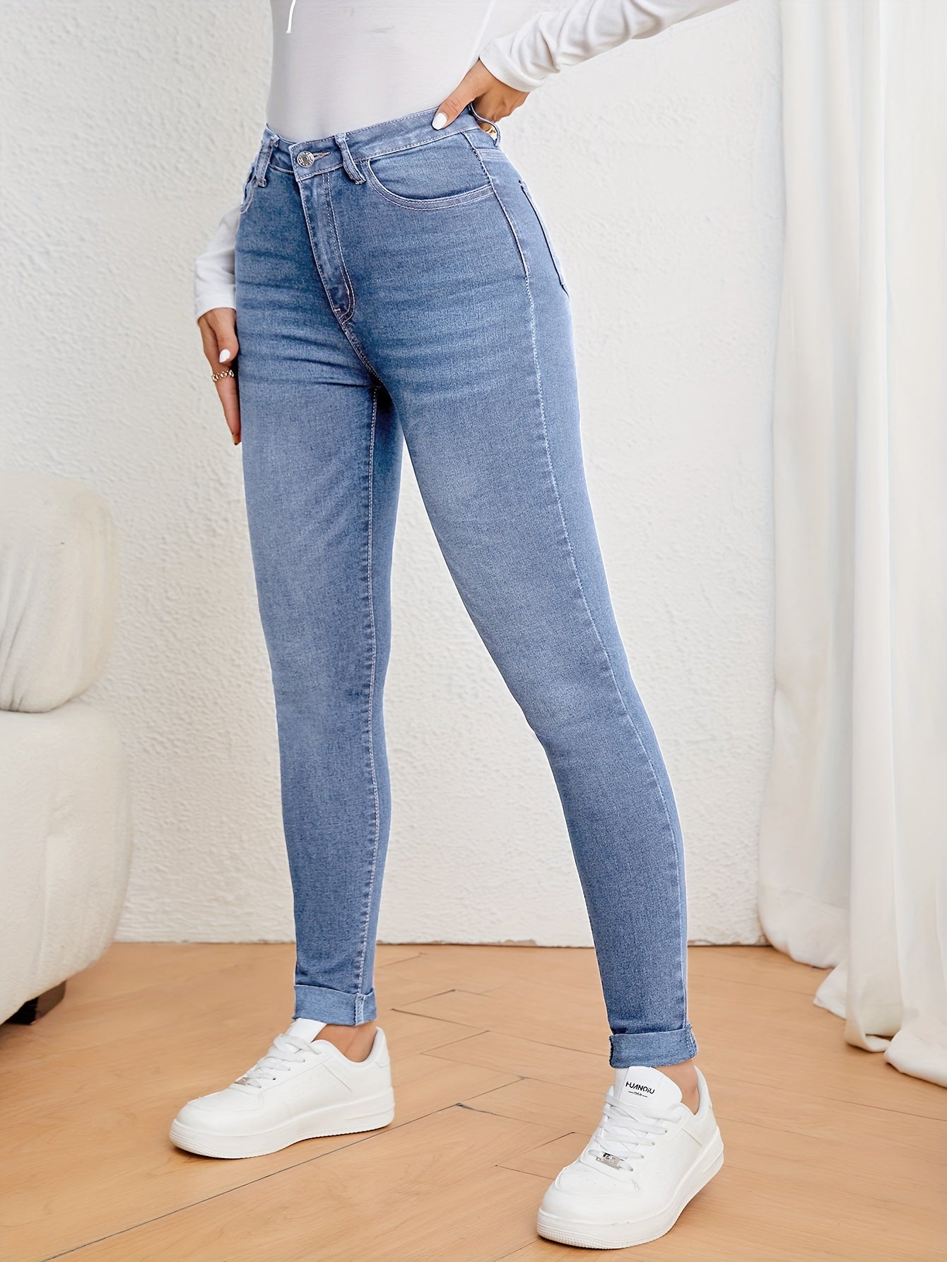 Mila | Damenjeans mit schmaler Passform und hoher Taille