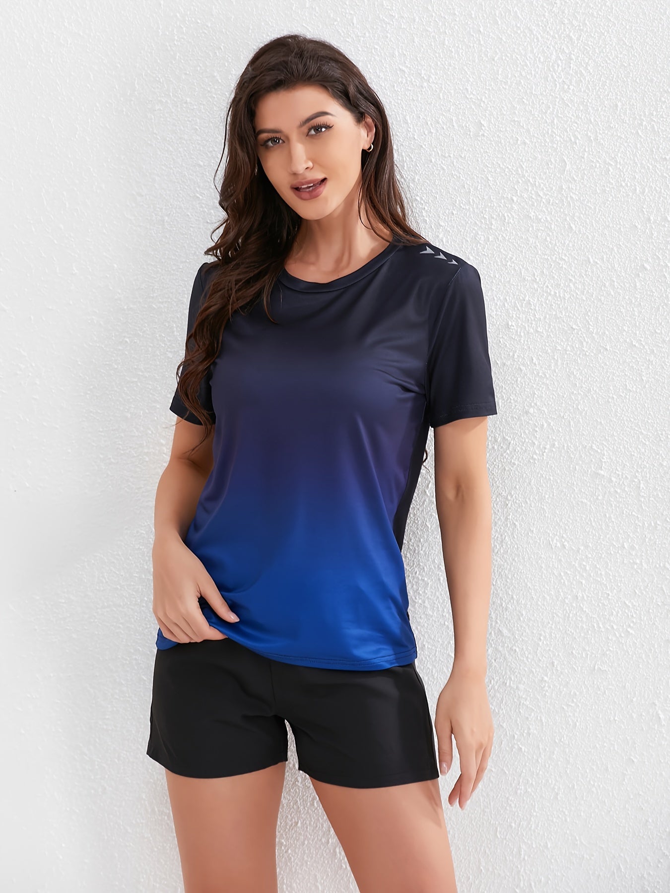 Sophie | Sportliches Damen-T-Shirt in Ombre-Farben