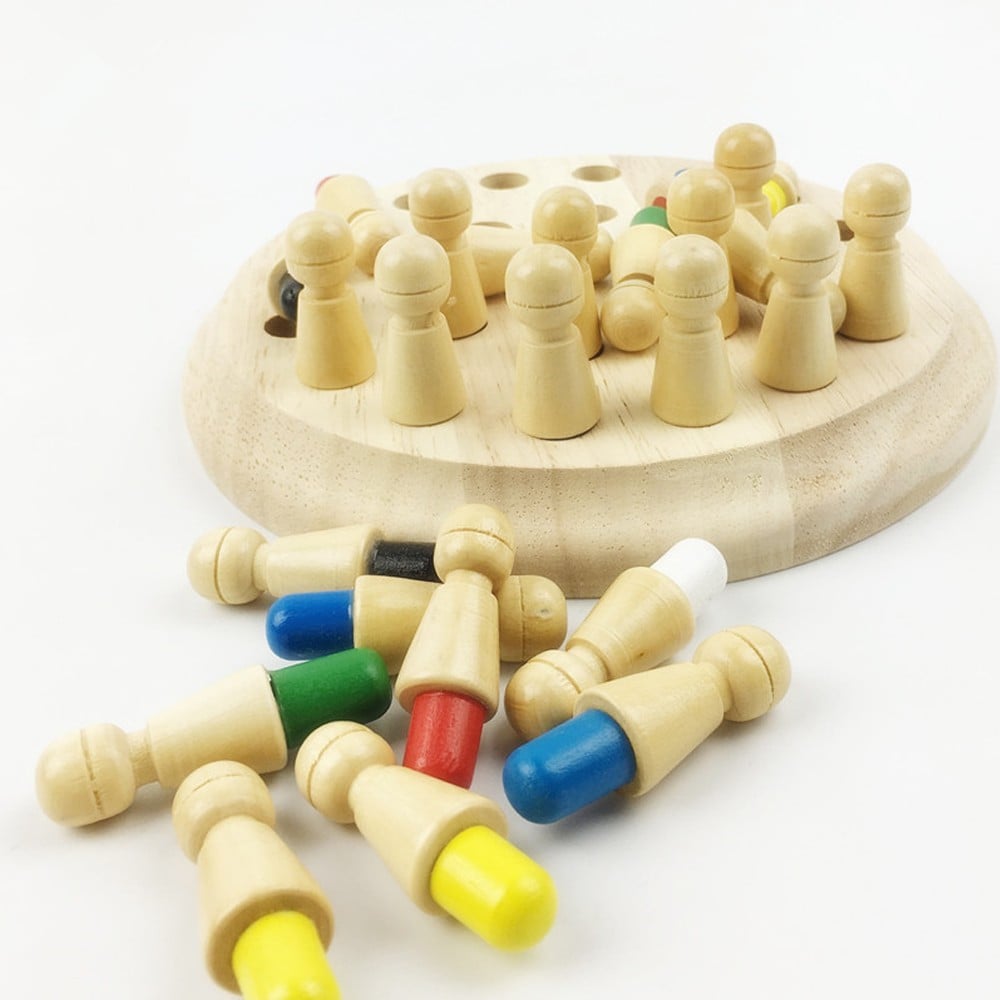 MontessoriMaster™ - Holzspielzeug Gedächtnis-Match-Stick Schach | €25 RABATT