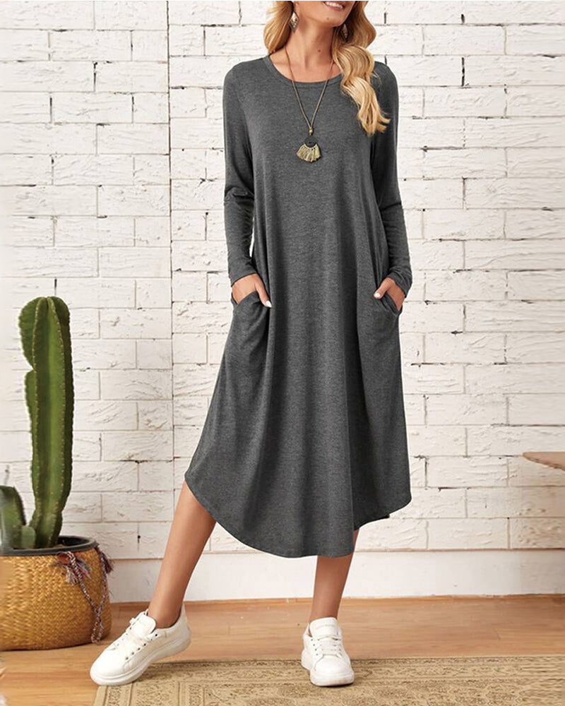 Milleke - Langärmeliges Kleid für Frauen