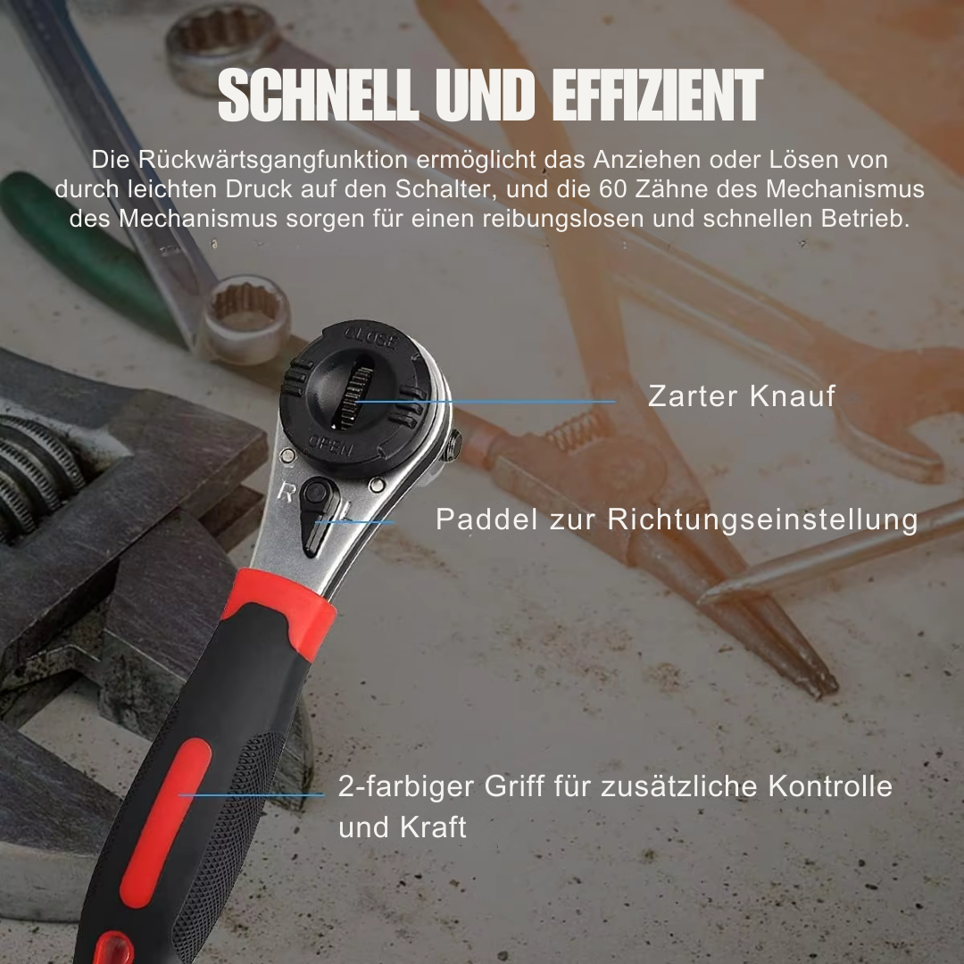 FlexWrench™ - Der einstellbare Ratschenschlüssel für jeden Job