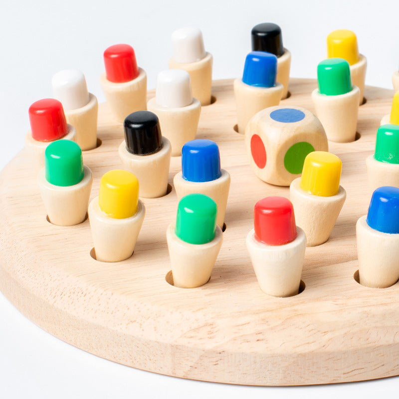 MontessoriMaster™ - Holzspielzeug Gedächtnis-Match-Stick Schach | €25 RABATT