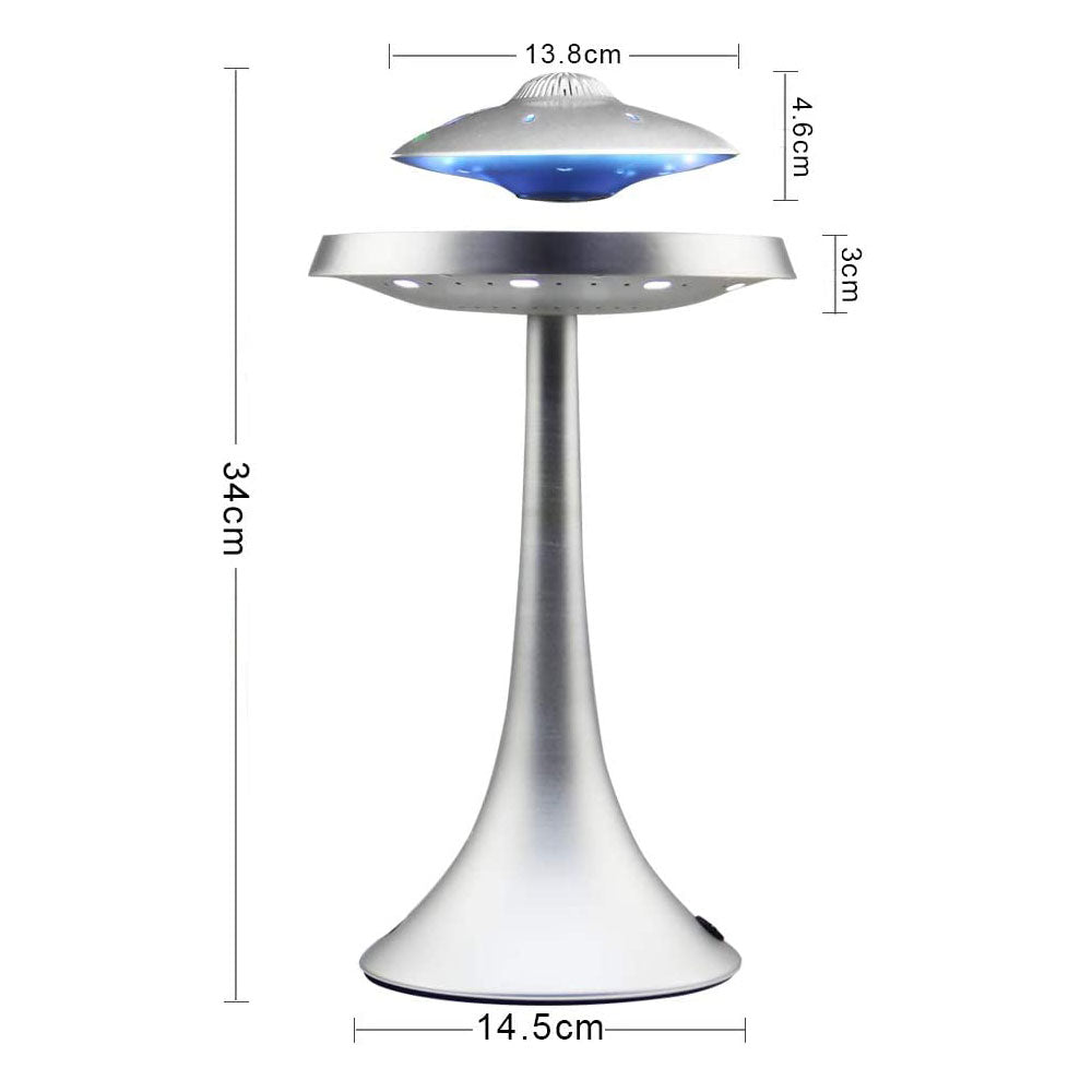 UFOLevitator™ - Der schwebende Bluetooth-Lautsprecher und LED-Tischlampe für Ihr Zuhause