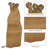 KeratinFusion™ – Glatte Echthaar-Extensions mit Flachspitze und Keratin-Kapseln