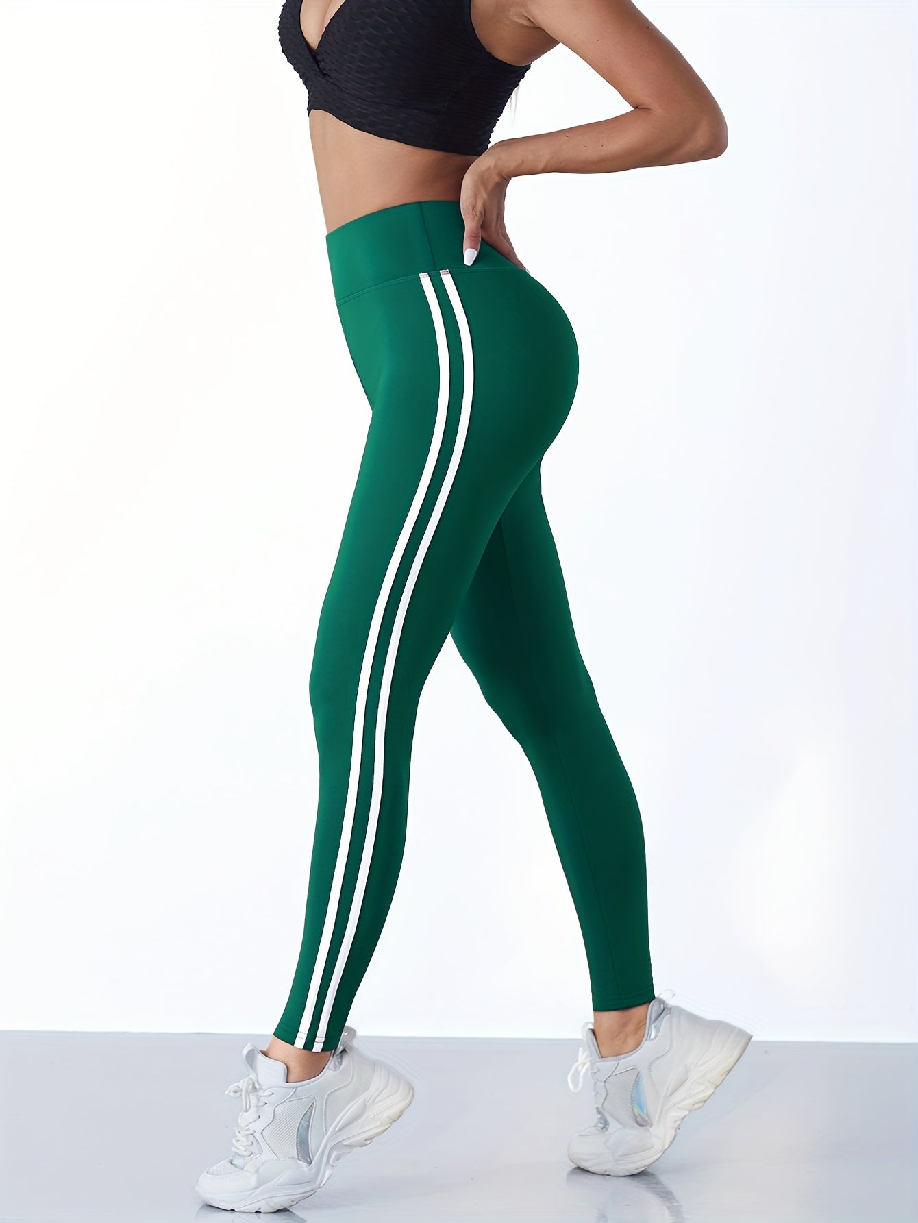 Nina | Yoga-Leggings mit hohem Bund und feuchtigkeitstransportierendem Material