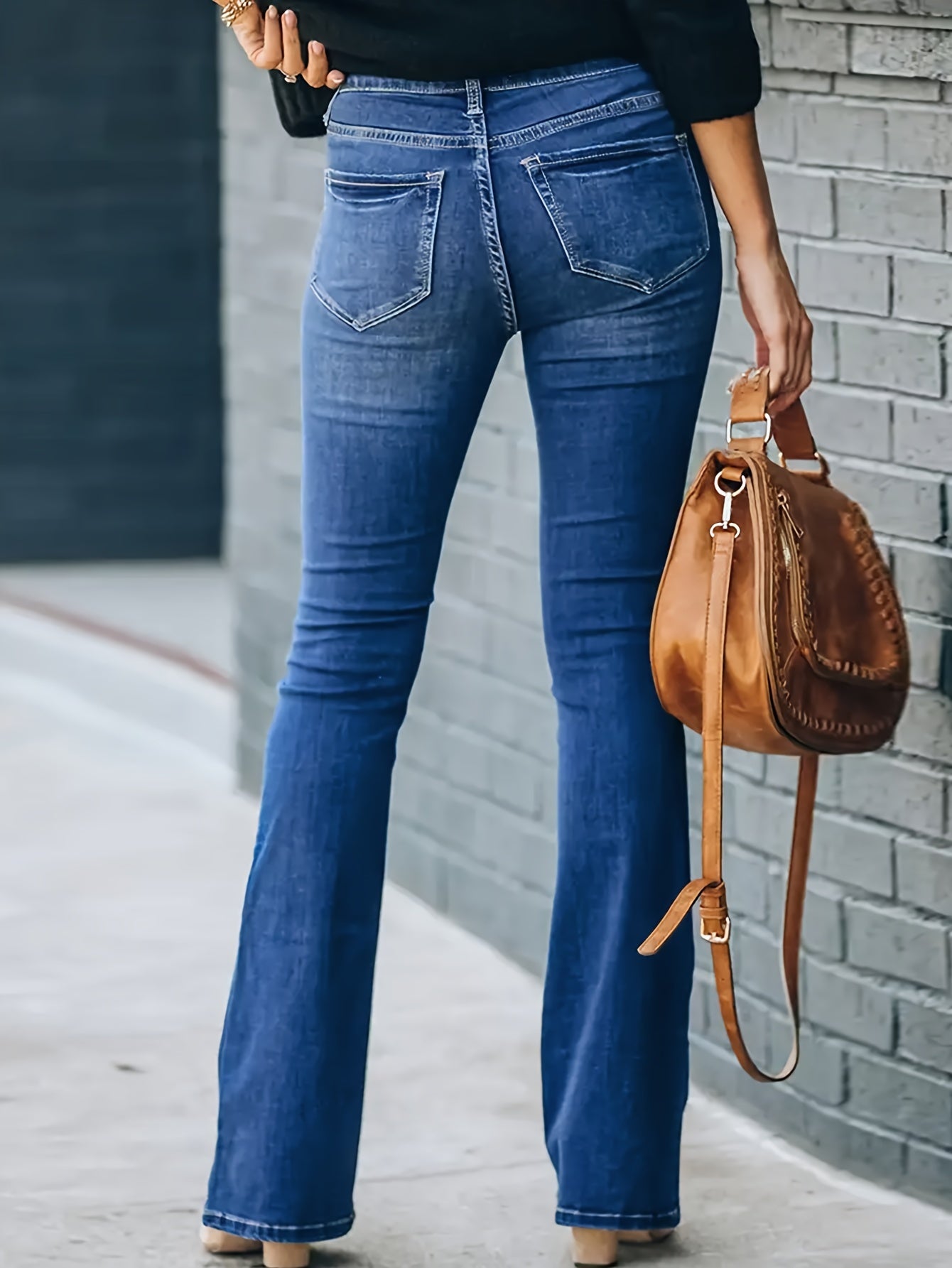 Lotte | Hochgeschnittene Jeans aus Baumwollmischung mit entspannter Passform