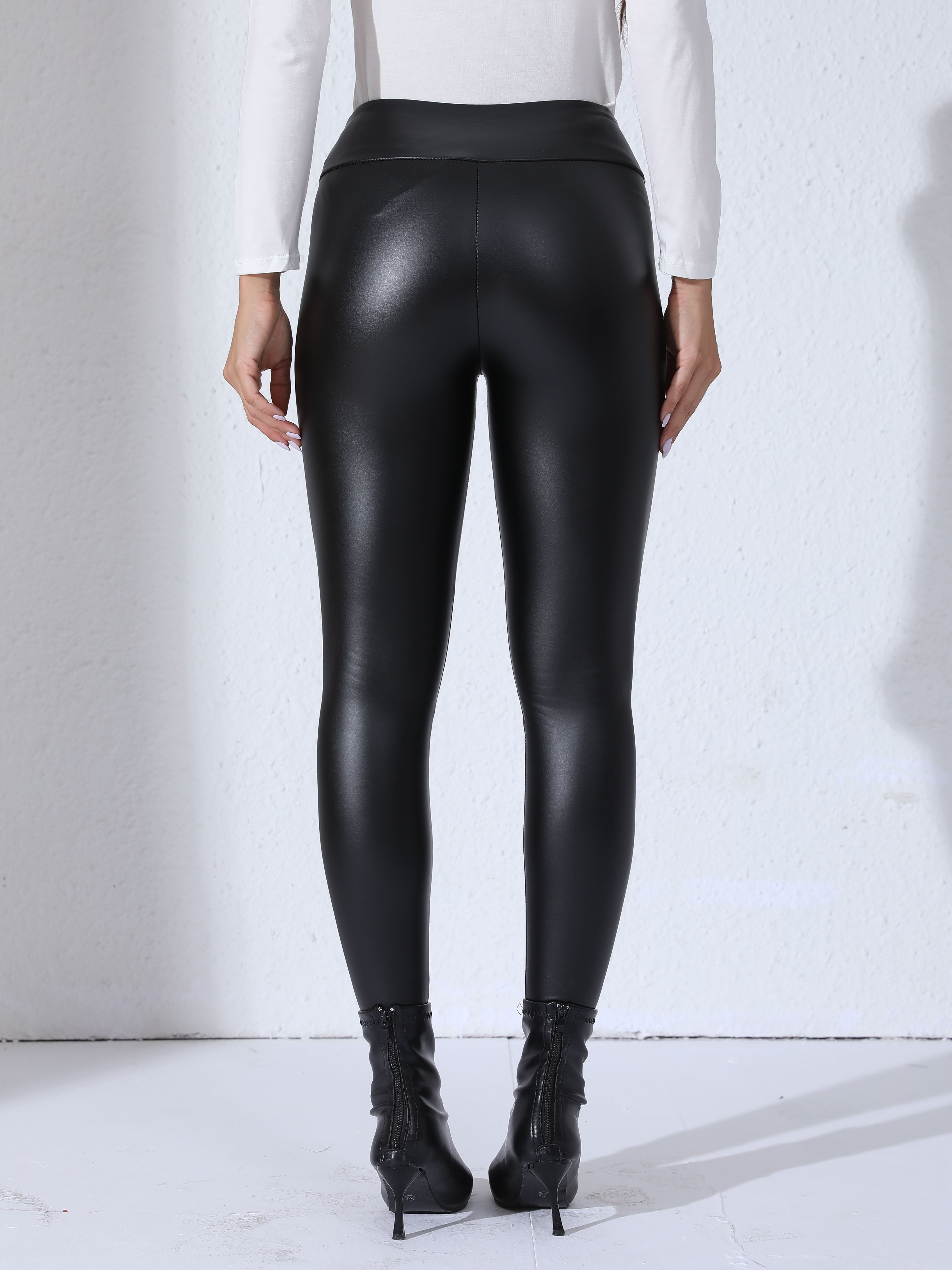 Sophie | PU-Leder Outdoor-Sport-Leggings