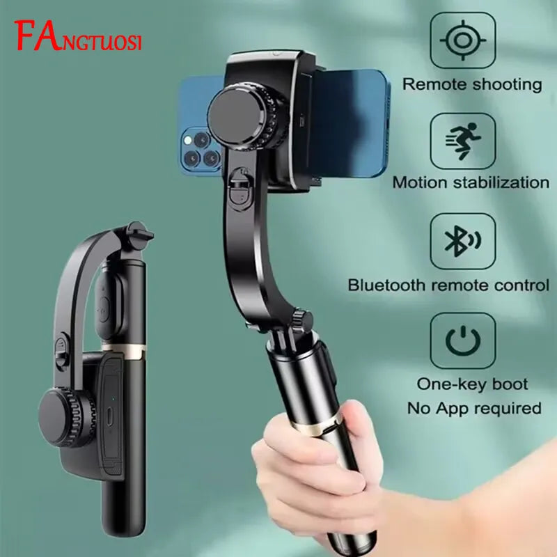 SteadySnap™ - Bluetooth-Selfie-Stick und Stativ mit Smartphone-Gimbal-Stabilisator.