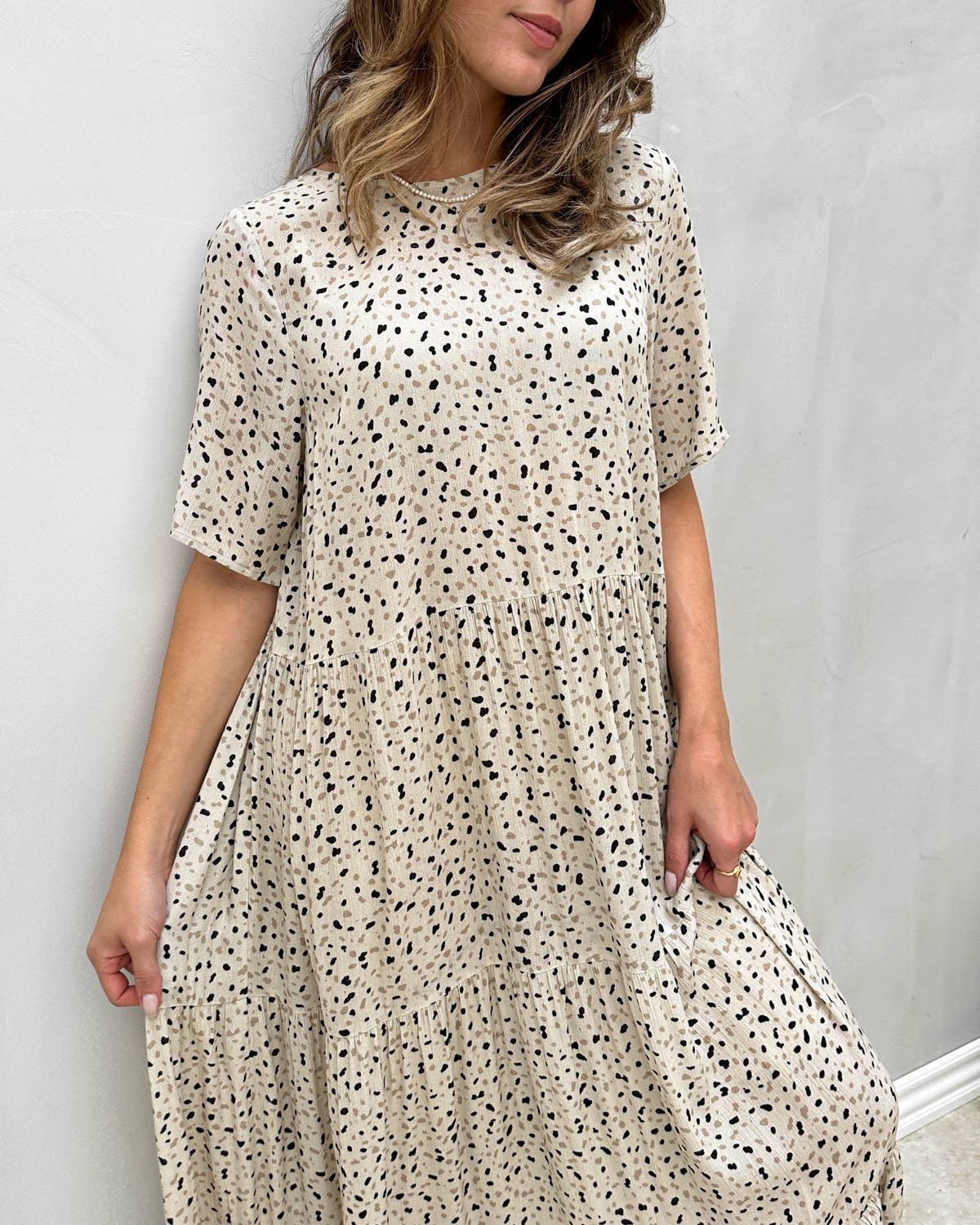 Mingle Dots Midi Jurk