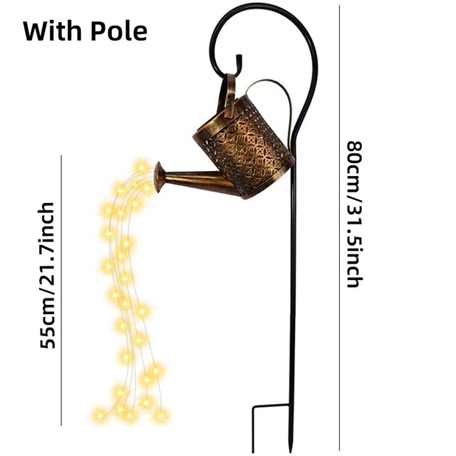 SolarCascade™ - Die perfekte solarbetriebene Beleuchtung für Ihren Garten.