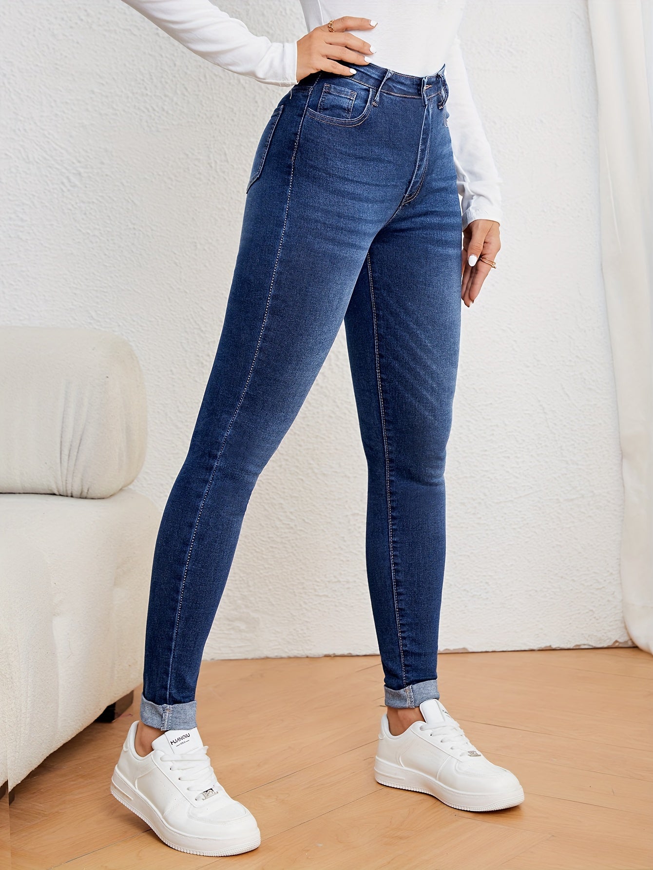 Mila | Damenjeans mit schmaler Passform und hoher Taille