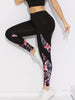 Lotte | Yoga-Leggings mit hoher Taille und floralem Muster