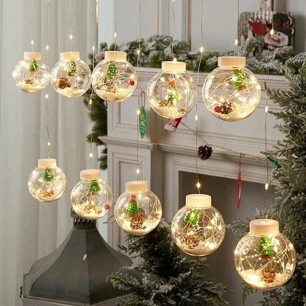 MerryLight™ Weihnachten LED Wunschkugel Lichterkette