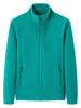 Loes | Flauschige Outdoor-Jacke mit Stehkragen in Uni-Farbe