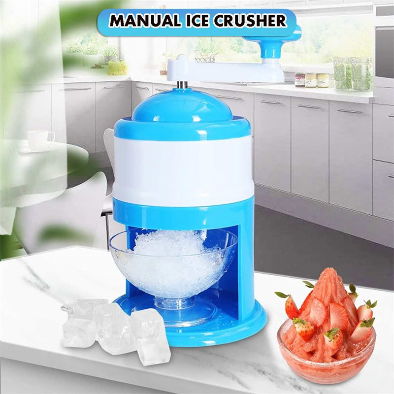 IceCrush™ - Die ultimative Handkurbel-Eismaschine für perfekt zerkleinertes Eis