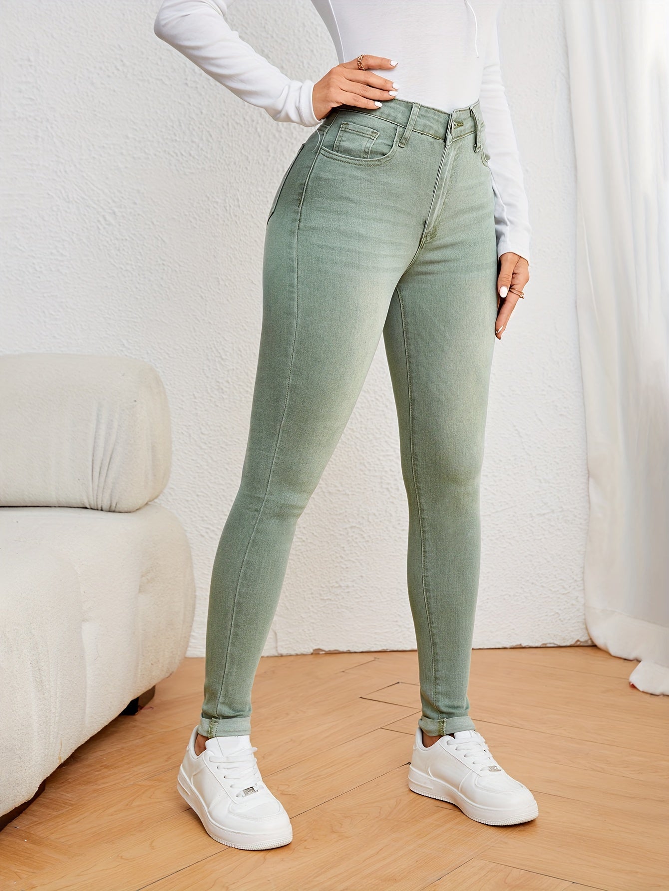 Mila | Damenjeans mit schmaler Passform und hoher Taille