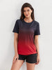 Sophie | Sportliches Damen-T-Shirt in Ombre-Farben